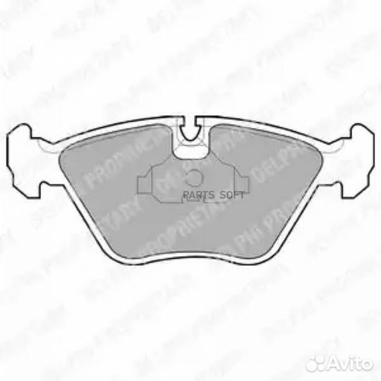 Delphi LP602 Колодки торм.пер
