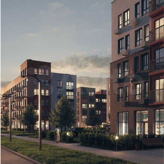 1-к. квартира, 44,8 м², 5/5 эт.