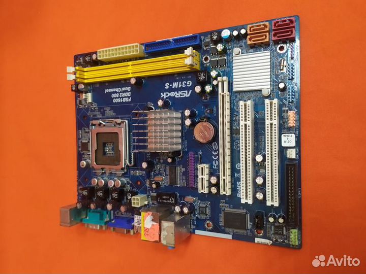 Материнская плата Asrock G31M-S на Lga775