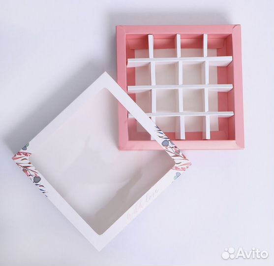 Подарочная упаковка для конфет (3 шт)