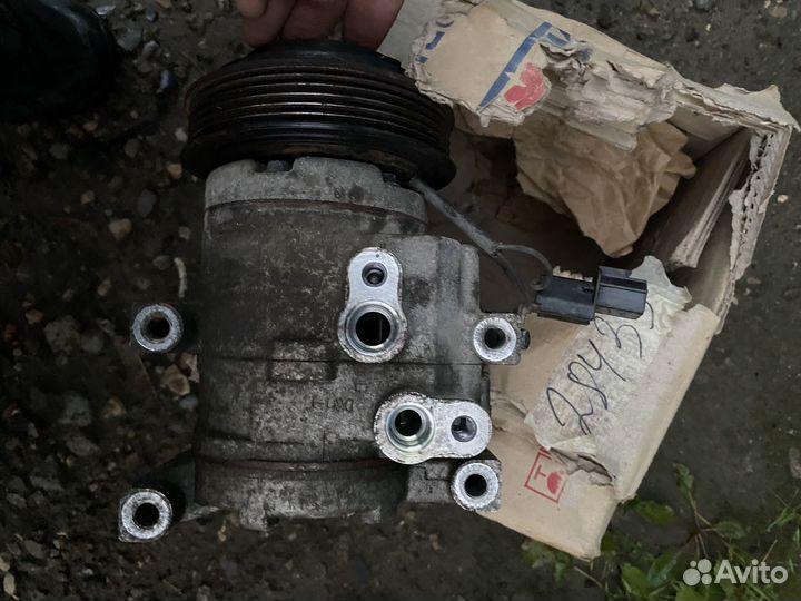 Компрессор кондиционера на hyundai solaris