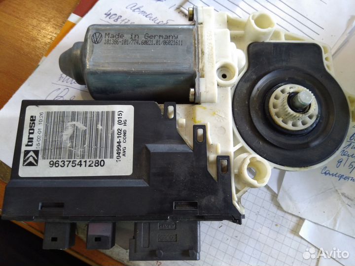 Моторчик стеклоподъемника на Citroen (ситроен) C5