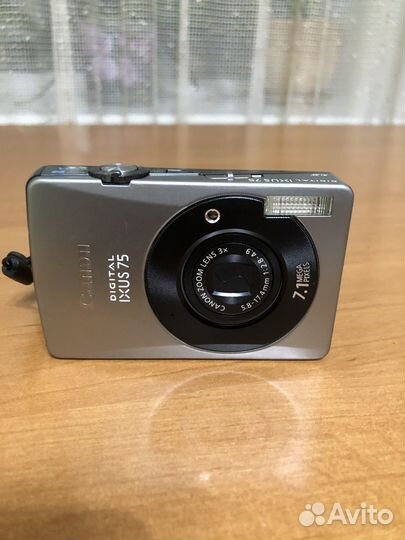 Компактный фотоаппарат canon ixus 75