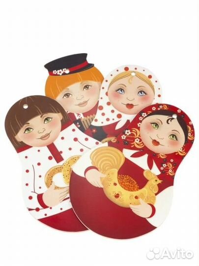 Набор сувенирных досок 4 штуки