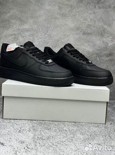 Кроссовки Nike Air Force 1 Supreme Black