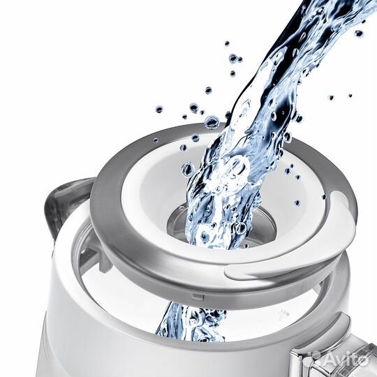 Чайник Polaris PWK 1715 CGL Water Way Pro белый