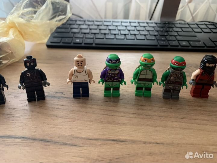 Lego черепашки ниндзя фигурки