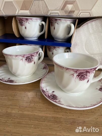 Чашка с блюдцем