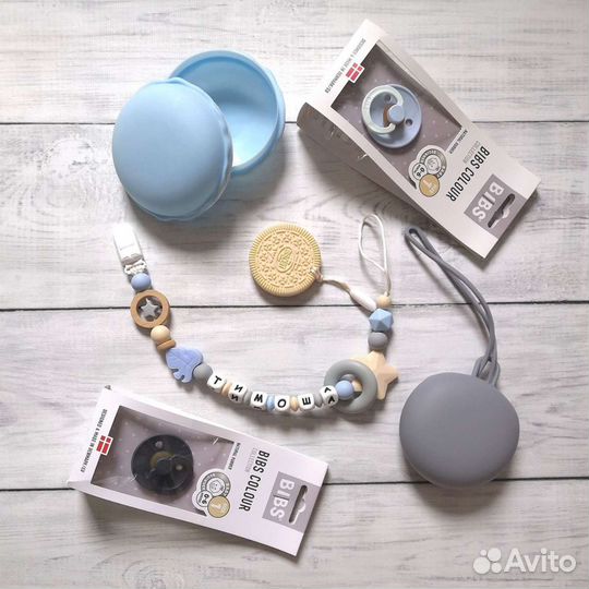 Силиконовые грызунки, именные держатели на заказ