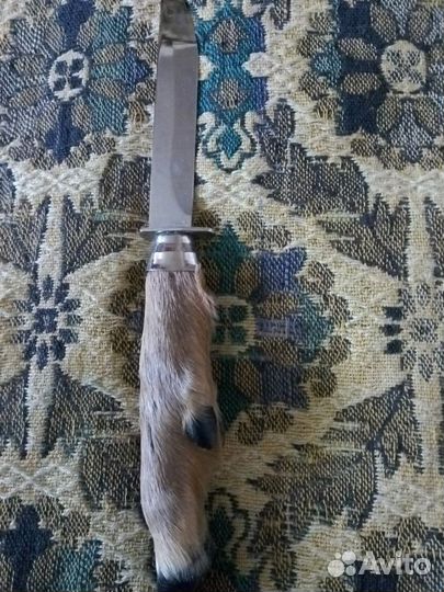 Нож с ножнами Козья ножка времён СССР