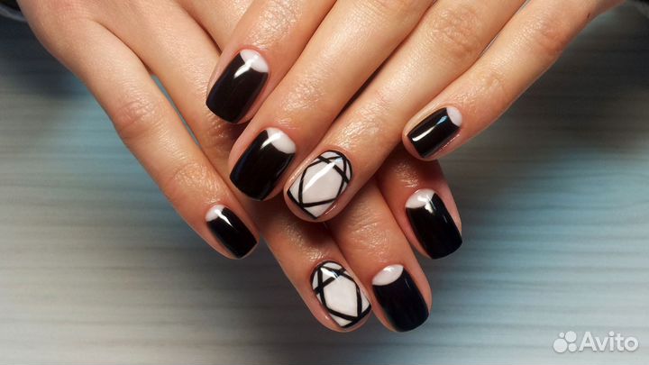 Наращивание ногтей, маникюр, педикюр, покрытие