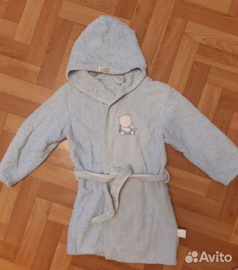 Детский махровый халат на 3-5 лет