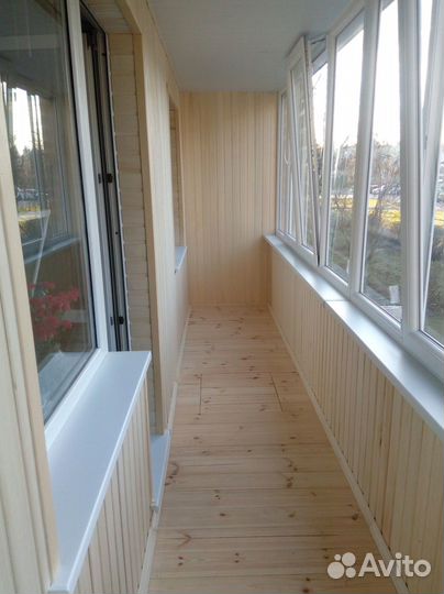 Остекление балконов. Отделка лоджий