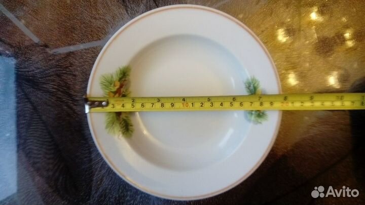 Тарелка шиповник, Блюдце под бокал Дулево