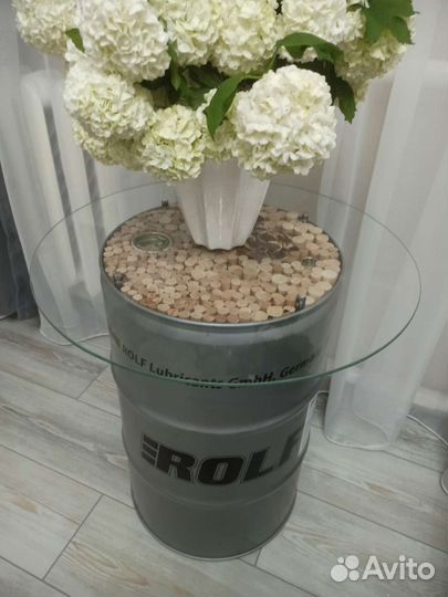 Стол из бочки Декоративный