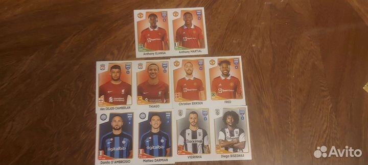 Наклейки коллекционные panini fifa23