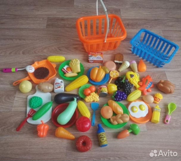 Кукольная еда для игры в магазин, кафе