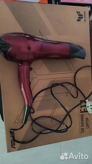 Фен для сушки волос бу