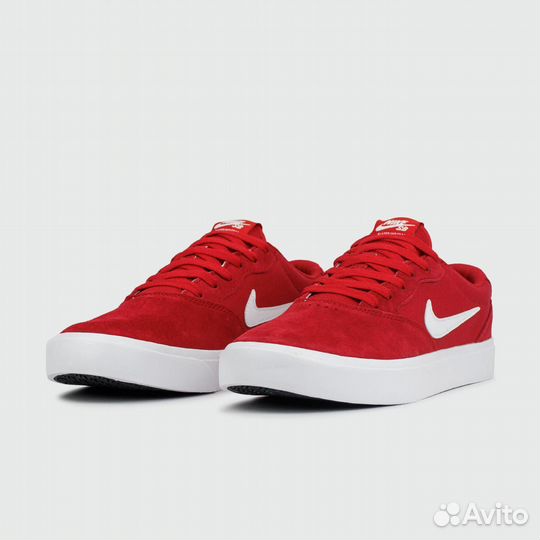 Nike SB Chron Suede Red White