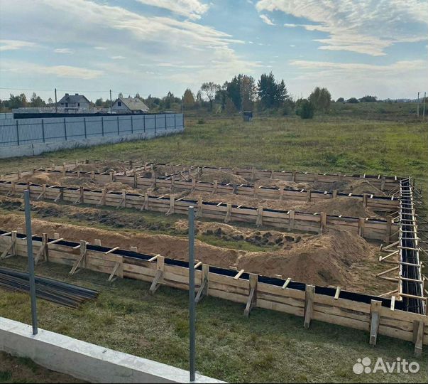 Льем фундаменты