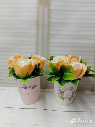 Мыльные розы букеты