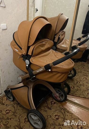 Коляска 2в1 (Hot mom)