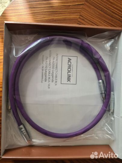 Acrolink 7N-A2050 III Leggenda (межблок RCA 1 м)