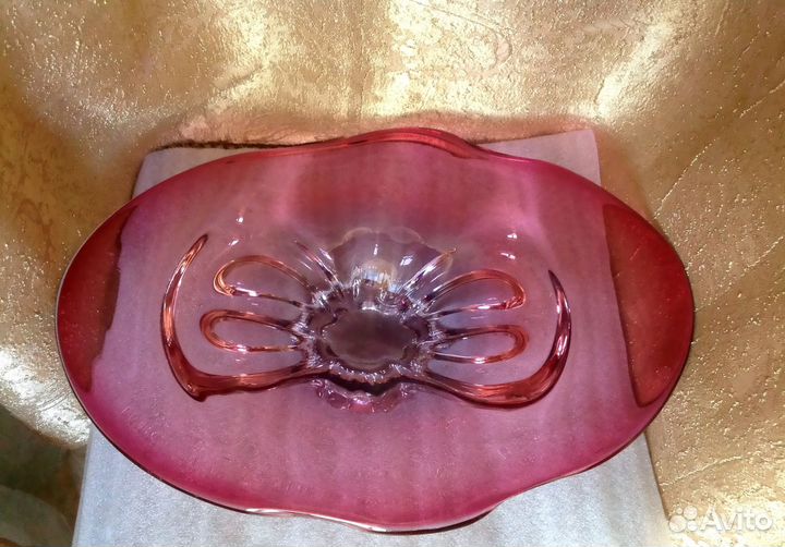 СССР Вазы интерьерные цветное стекло пресс папье