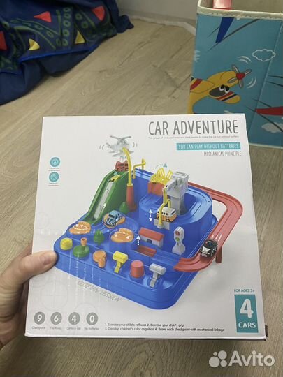 Игрушечный трек Трасса с препятствиями/ Автотрек