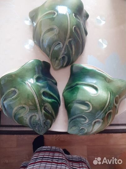 Кашпо подвесное 3,шт цена за 1шт в наличии 3 штуки