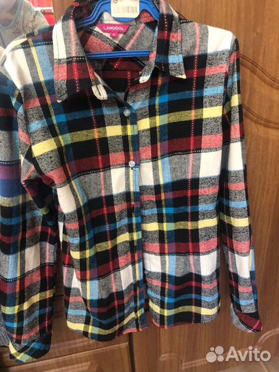 Рубашка фланелевая р.40