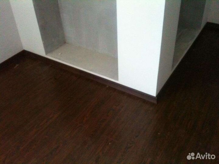 Установка плинтуса мдф