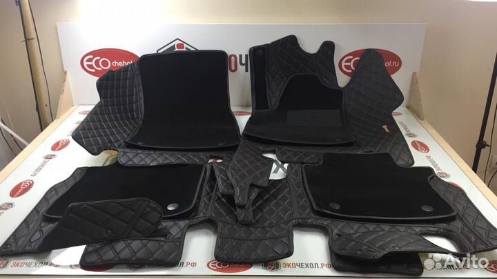 3D Коврики Audi Салон Багажник из Экокожи