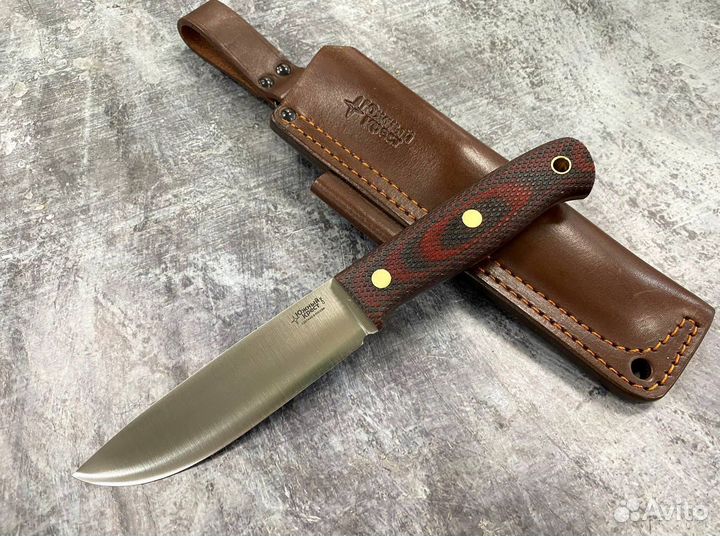 Нож Бушкрафт Модель Х М, CPR,конвекс, микарта, 208