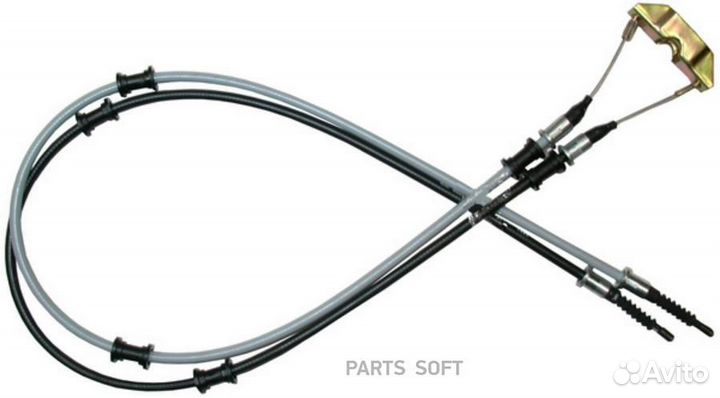 JP group 1270300600 Трос ручного тормоза GM vectra