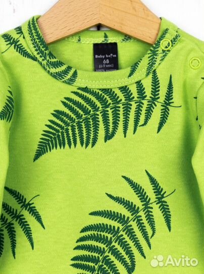 Боди детское Baby Boom Б86/21-И папоротник я (68)