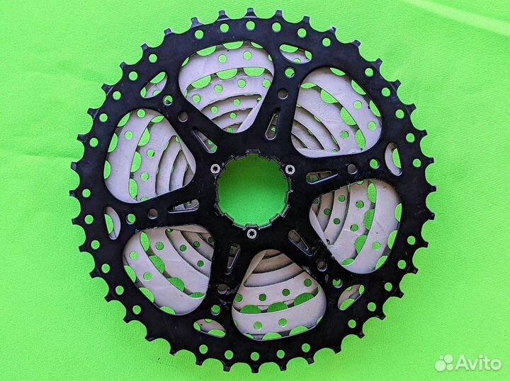 Кассета Sunshine 9ск 11-40 и цепь KMC X9