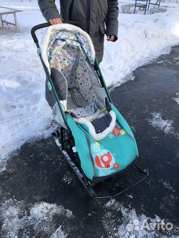 Санки коляска ника