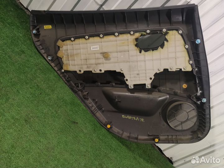 Карта дверная задняя правая hyundai elantra HD