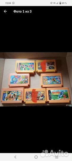 Картриджи для dendy