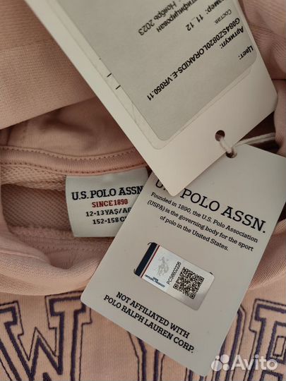 Толстовка us polo assn для девочки