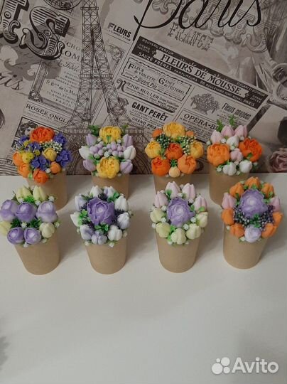 Мыло ручной работы букеты