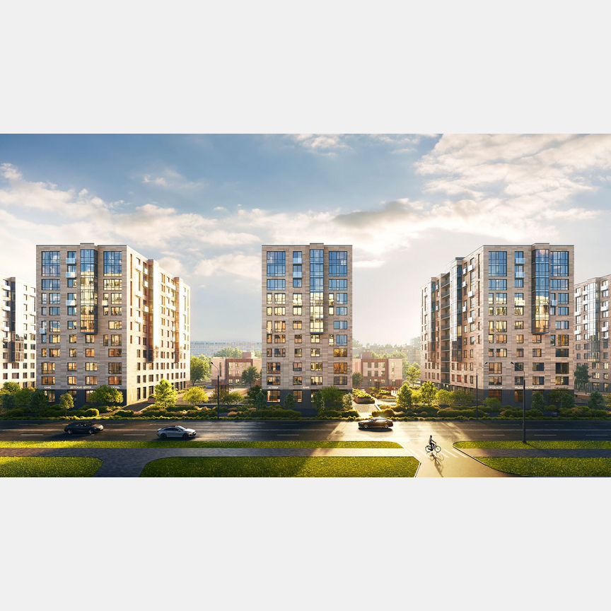 2-к. квартира, 69,5 м², 11/13 эт.