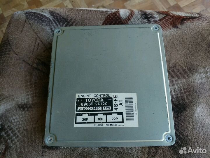 Toyota 4S-FE. Engine control