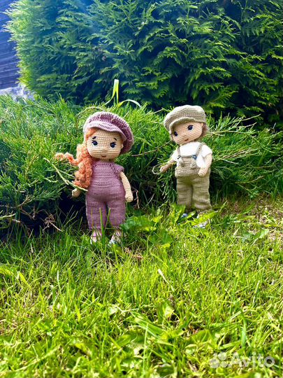 Вязанные куклы ручной работы