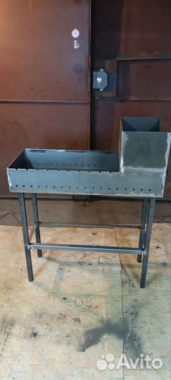 Мангал с топкой