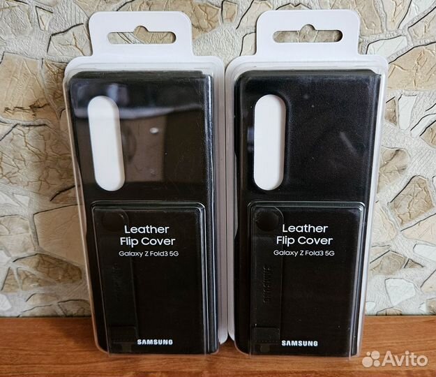 Чехол Samsung Galaxy Z-Fold 3 Leather Flip Cover B