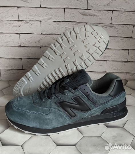 Кроссовки-Великаны мужские замшевые NEW balance