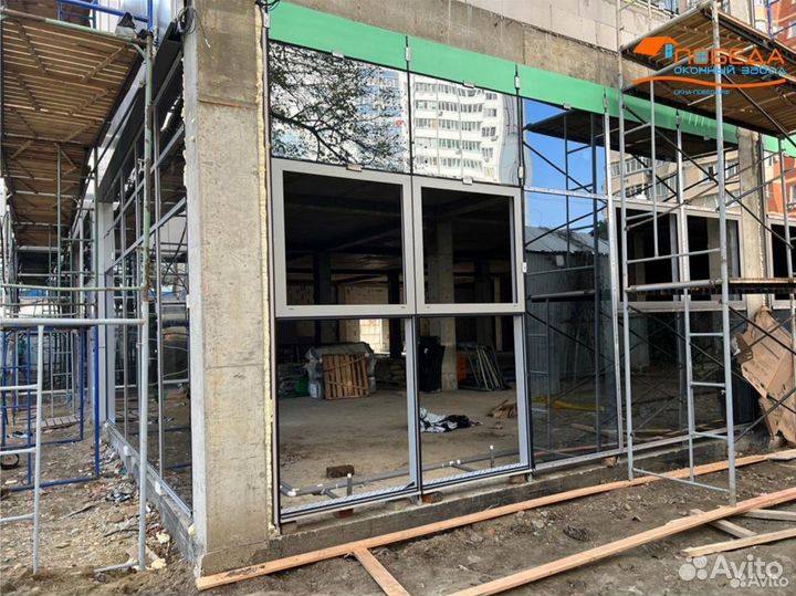 Алюминиевые окна, витражи, алюминиевые двери