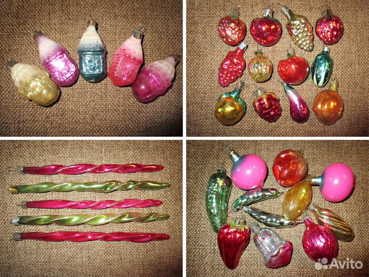 Игрушки для елки Советские